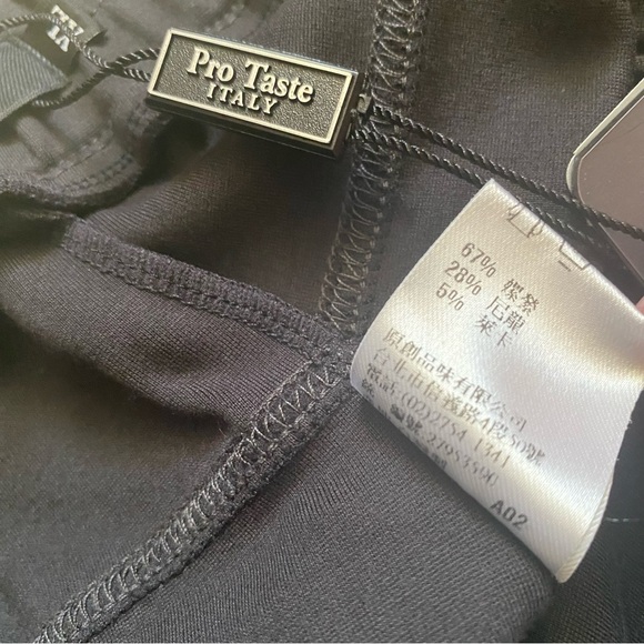 Italian Pro Taste Riding Style Black Buttery Soft Pants NWT - Picture 4 of 15
